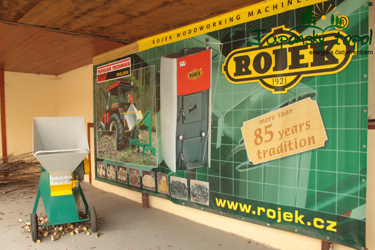 Drtiče dřevní hmoty Rojek